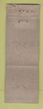 Matchbook Cover - Hotel Claridge Lawrence KS WORN