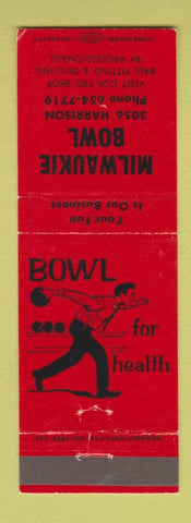 Matchbook Cover - Milwaukie Bowling OR?