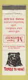 Matchbook Cover - Eugene Mansour Spastic Center Australia Bear WEAR
