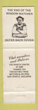 Matchbook Cover - Eugene Mansour Spastic Center Australia Bear WEAR