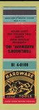 Matchbook Cover - Tomlinson's Hardware 1955