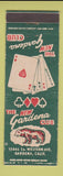 Matchbook Cover - Gardena Club Cards Poker Gardena CA
