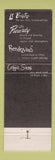 Matchbook Cover - Hotel Muehlebach Kansas City MO