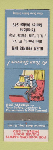 Matchbook Cover - Glen Ferris Inn WV
