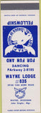Matchbook Cover - Matchbook Cover Moose Lodge Wayne MI