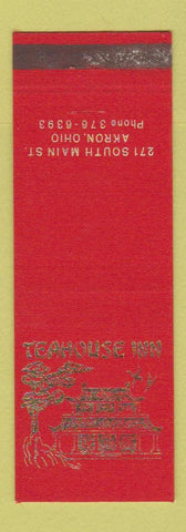 Matchbook Cover - Teahouse Inn Akron OH