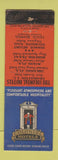 Matchbook Cover - Colonial Hotels Orlando Miami Houston WEAR