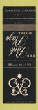 Matchbook Cover - Park Plaza Hotel Toronto ON