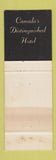 Matchbook Cover - Park Plaza Hotel Toronto ON
