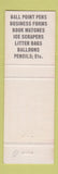 Matchbook Cover - Teufel Enterprises Los Alamos NM