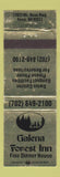 Matchbook Cover - Galena Forest Inn Reno NV WEAR