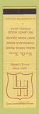 Matchbook Cover - Lancey House Pittsfield ME
