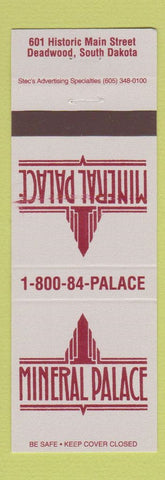 Matchbook Cover - Mineral Palace Deadwood SD