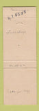 Matchbook Cover - MIT Boston MA WHITE