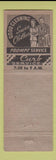 Matchbook Cover - Dependable Cleaners Arlington VA tailors