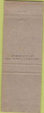 Matchbook Cover - Matchbook Cover Moose Lodge Tyrone PA WEAR