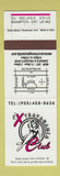 Matchbook Cover - Extravaganza Club Brampton ON girlie