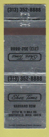 Matchbook Cover - Shoe Time Southfield MI