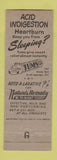 Matchbook Cover - Tums Antacid Fly Fishing Professor