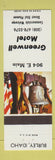 Matchbook Cover - Greenwell Motel Burley ID
