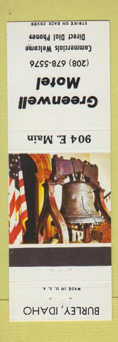 Matchbook Cover - Greenwell Motel Burley ID