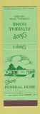 Matchbook Cover - Sharp Funeral Home Carroll IA