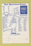 Matchbook Cover - Penner's Express Trucking Indianapolis IN 40 Strike