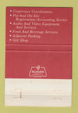 Matchbook Cover - Davidson College Los Angeles CA Continuing Education 40 Strike