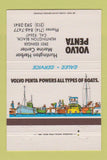 Matchbook Cover - Volvo Penta Boat Motors Huntington Beach CA 40 Strike