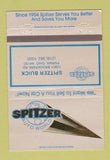 Matchbook Cover - Spitzer Auto World Parma OH 40 Strike