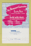 Matchbook Cover - Quality Block  40 Strike