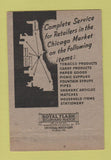 Matchbook Cover - S Bloom Chicago IL wholesale tobacco candy 40 Strike