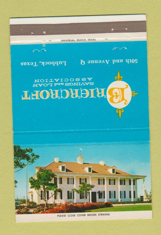 Matchbook Cover - Briarcroft Savings and Loan Lubbock TX 40 Strike