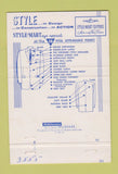 Matchbook Cover - Style Mart Men's Clothes Murray Brovitz Rochester NY 40 Strike