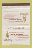 Matchbook Cover - Ladue Building Design St Louis MO 40 Strike
