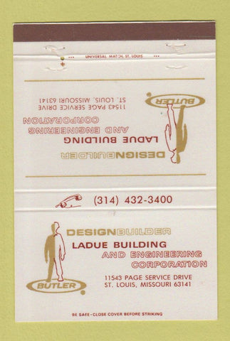 Matchbook Cover - Ladue Building Design St Louis MO 40 Strike