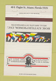 Matchbook Cover - Flagler Station Rok Enterprises Miami FL 40 Strike