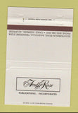 Matchbook Cover - Acuff Rose Publications Nashville TN 40 Strike