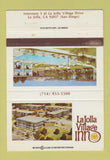 Matchbook Cover - La Jolla Village Inn CA 40 Strike