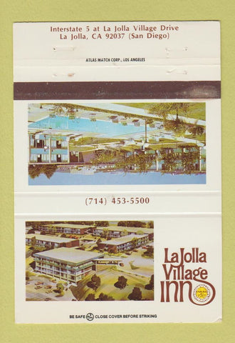 Matchbook Cover - La Jolla Village Inn CA 40 Strike