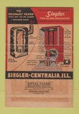 Matchbook Cover - Siegler Oil Heaters Aberdeen WA Pacific Fuel 40 Strike