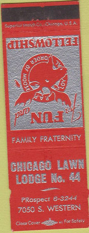 Matchbook Cover - Matchbook Cover Moose Lodge Chicago Lawn IL