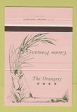 Matchbook Cover - The Orangery French Restaurant Knoxville TN 40 Strike