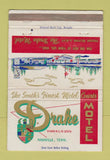 Matchbook Cover - Drake Motel Nashville TN 40 Strike