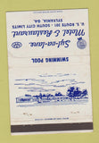 Matchbook Cover - Sylvalane Motel Restaurant Sylvania GA WEAR 40 Strike
