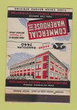 Matchbook Cover - Commercial Warehouse Detroit MI WEAR 40 Strike