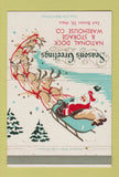 Matchbook Cover - National Dock Storage East Boston MA Christmas WEAR 40 Strike