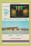 Matchbook Cover - Lotz Fountain Chapel Roanoke VA Salem Funeral 40 Strike