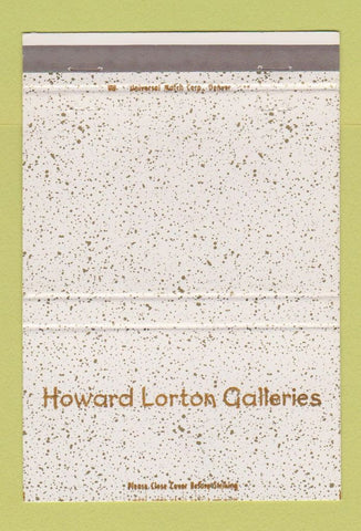 Matchbook Cover - Howard Lorton Gallery Denver Colorado 40 Strike