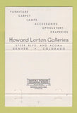 Matchbook Cover - Howard Lorton Gallery Denver Colorado 40 Strike
